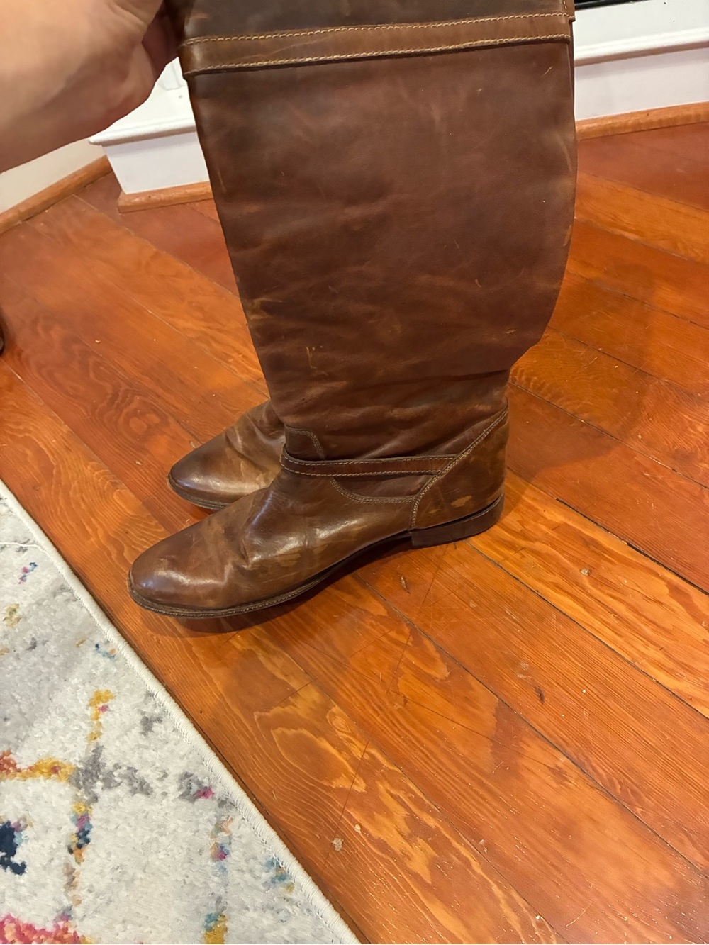 Frye Women's Brown Leather Knee-High Boots - Picture 3 of 6